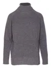 Twinset Twin-set Grey Wool Sweater In Gray