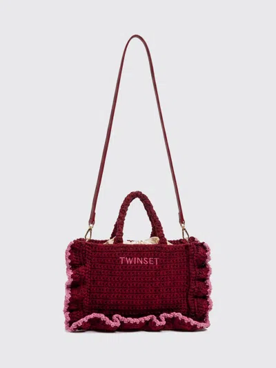 Twinset Handbag Woman Color Red In Burgundy