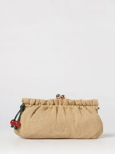 Twinset Clutch  Woman Color Sand In Brown