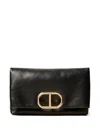 Twinset Handware-clasp Tote Bag In Black