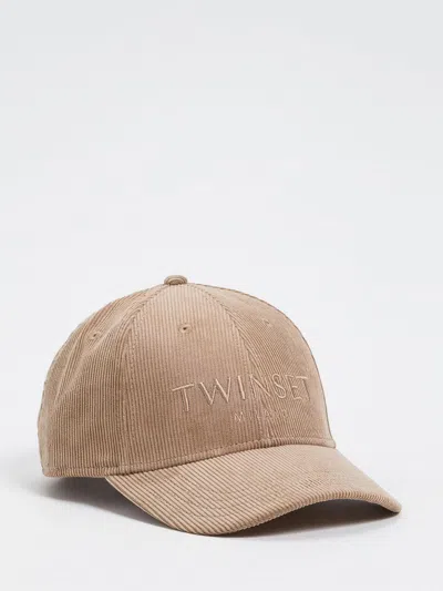 Twinset Hat Woman In Neutral