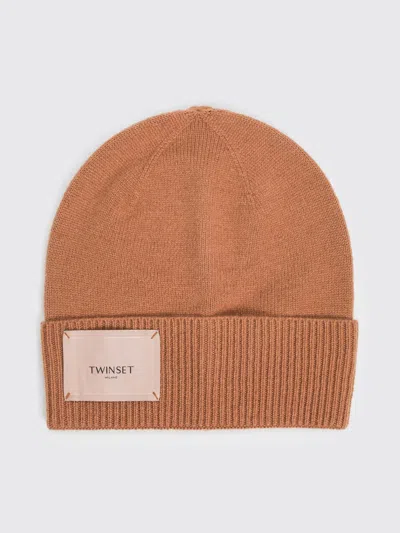 Twinset Hat Woman In Orange