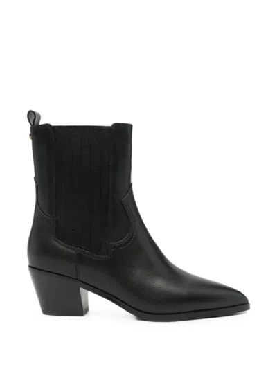 Twinset Heeled Ankle Boots In Black