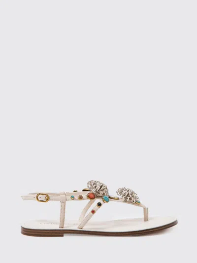 Twinset Heeled Sandal Woman  In White