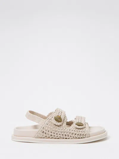 Twinset Heeled Sandal Woman  In White