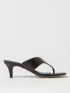 Twinset Flat Sandals  Woman Color Brown