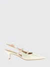 Twinset Twin-set Ciglio Slingback Pointed Kitten Heel In White