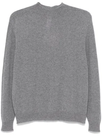 Twinset High-neck Jumper In Gray
