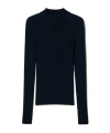 Twinset High-neck Seamless Sweater In Black