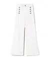 Twinset High-rise Flared Jeans In White