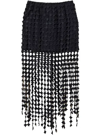 Twinset High-waisted Skirt In Blue