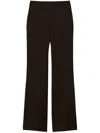 Shop Twinset High-waisted Trousers In Brown