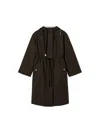 Twinset Parka Avec Capuche Et Broderie In Black