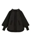 Twinset Hooded Quilted Puffer Jacket In Black