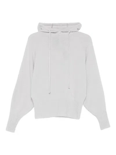 Twinset Hooded Sweater In White