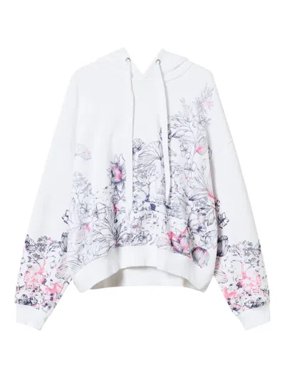 Twinset Hooded Sweatshirt In White