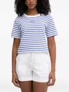Twinset Horizontal-stripe T-shirt In Multi