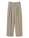 Twinset Houndstooth-pattern Palazzo Pants In Brown