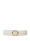 Twinset Interwoven-design Belt In White