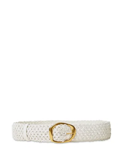 Twinset Interwoven-design Belt In White
