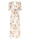 Twinset Floral-print Crepe Dress In Multicolor