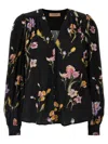 Twinset Twin Set 'iris' Shirt In Black