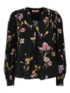 Twinset Twin Set 'iris' Shirt In Black