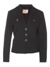 Twinset Jacket In Black