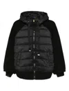 Twinset Twin-set Quilted Polyamide Jacket In Black