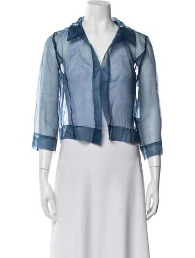 Pre-owned Twinset Jacket In Blue