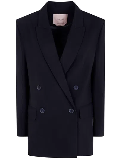 TWINSET JACKET BUTTON-UP "262TF2010",262TF2010 00006 BLACK