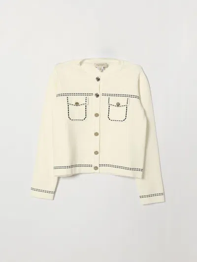 Twinset Jacket Kids Color Black In Neutral