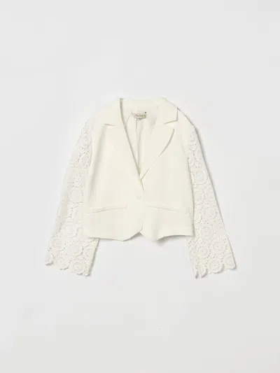 Twinset Jacket Kids  In Neutral
