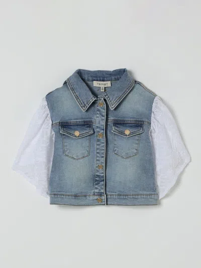 Twinset Jacket  Kids Color Denim In Blue