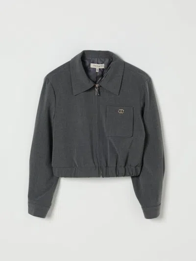 Twinset Jacket  Kids Color Grey In Gray