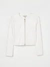 Twinset Coated Jacket In White
