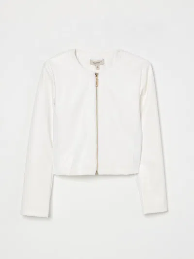 TWINSET JACKET TWINSET KIDS COLOR WHITE,G49123001
