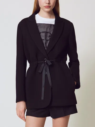 TWINSET BLAZER TWINSET WOMAN COLOR BLACK,H30691002
