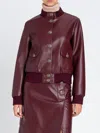 Twinset Jacket  Woman Color Burgundy In Burgundy