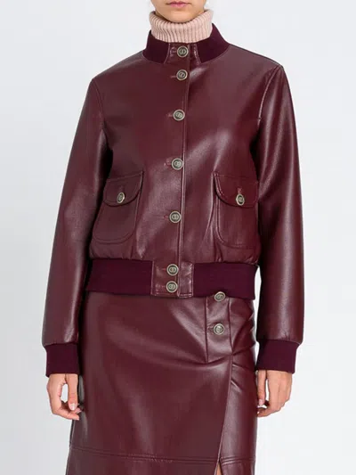 Twinset Jacket  Woman Color Burgundy