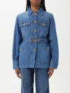 Twinset Safari Denim Jacket In Denim