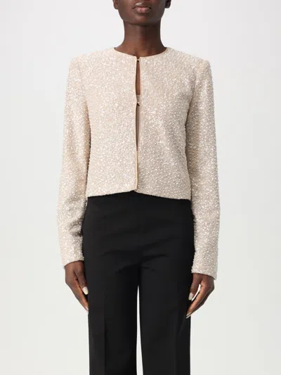 TWINSET JACKET TWINSET WOMAN COLOR GOLD,427002047