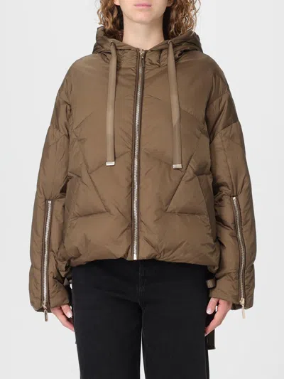 Twinset Jacket  Woman Color Green In Brown