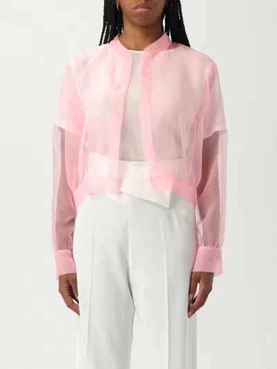 TWINSET JACKET TWINSET WOMAN COLOR PEACH,426943025