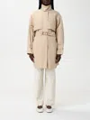 Twinset Belted Coat In Rope