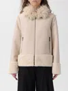 Twinset Jacket  Woman Color Yellow Cream In Gold