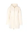 Twinset Twin-set Zip-up Jacket In White