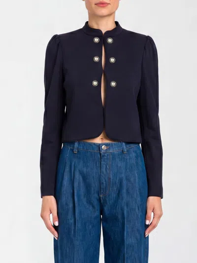Twinset Jacket Woman Color Blue