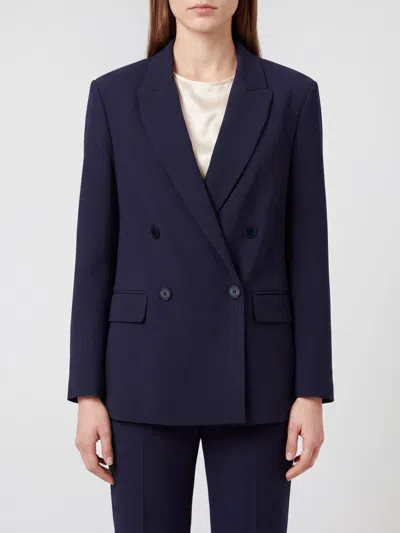 Twinset Jacket Woman In Blue