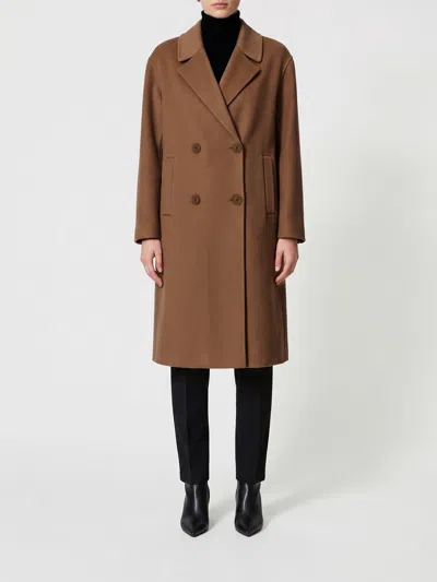 TWINSET TWINSET JACKET WOMAN COLOR BROWN,I88321032